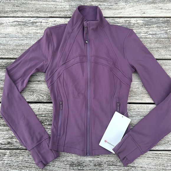 lululemon athletica Tops - Lululemon Define Cropped Jacket Nulu Grape Thistle NWT SIZE 2 🍇
